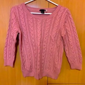 H&M pink sweater